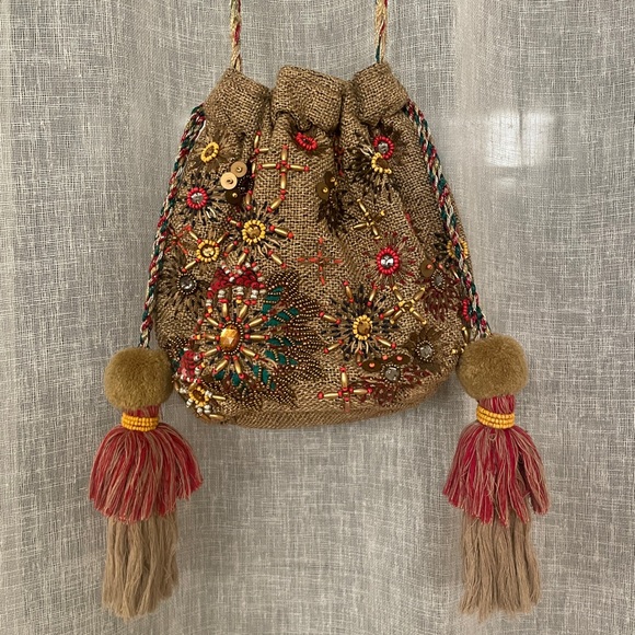 Zara Beaded Tassel Small Bag - Picture 2 of 7